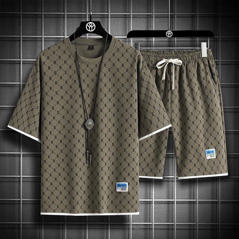 Men's Patterned Short Sets
