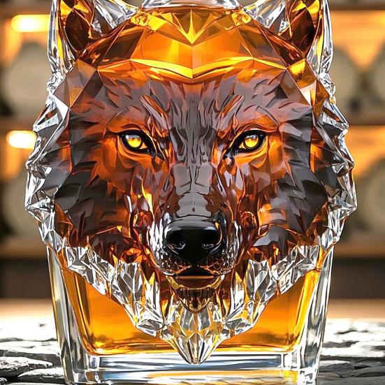 πΊπ 300ml Whiskey Decanter β Wolf Head or Dragon Head Design ππΊ