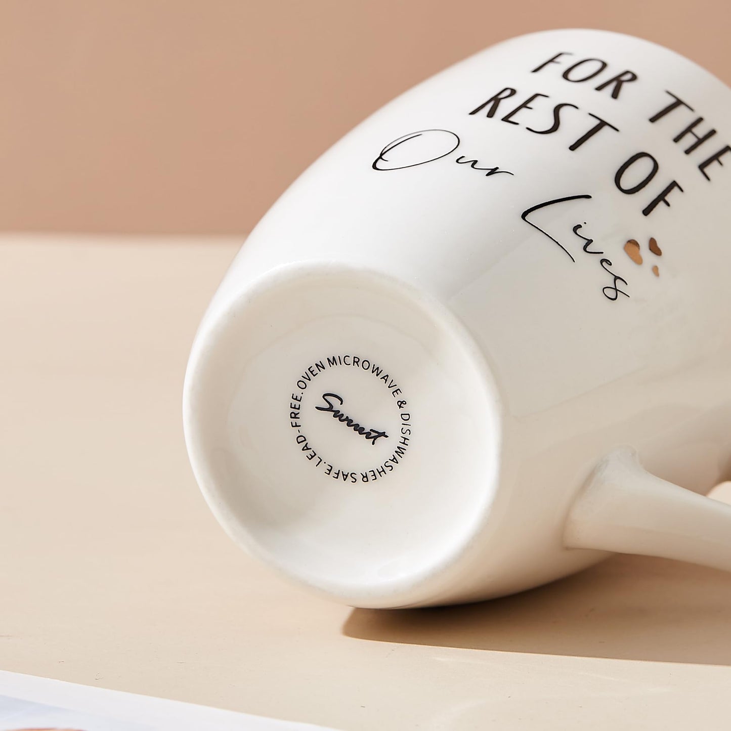 ☕❤️ Elegant 12oz Ceramic Couple's Coffee Mugs ❤️☕