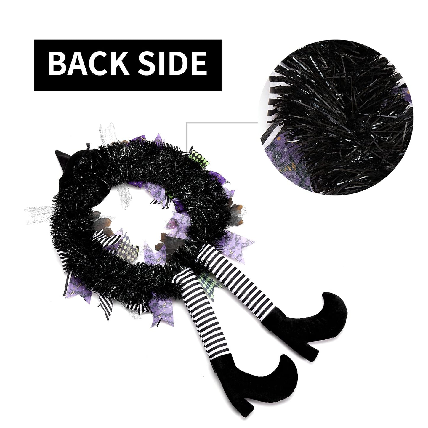 ๐งโ๏ธ๐ Halloween Witch Wreath Sign ๐๐งโ๏ธ