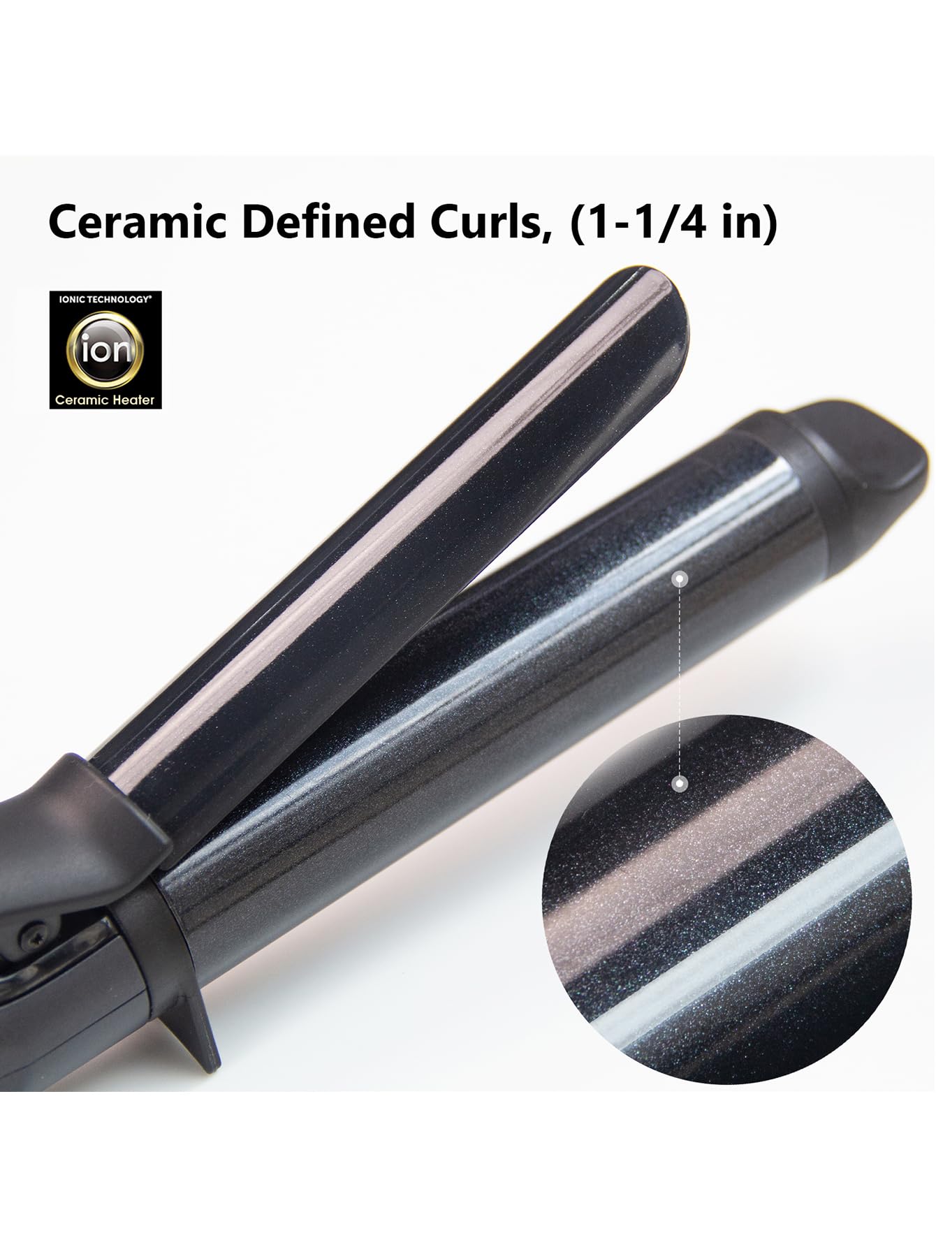 Ceramic Hair Curler Curling Wand with Heat-Resistant Glove