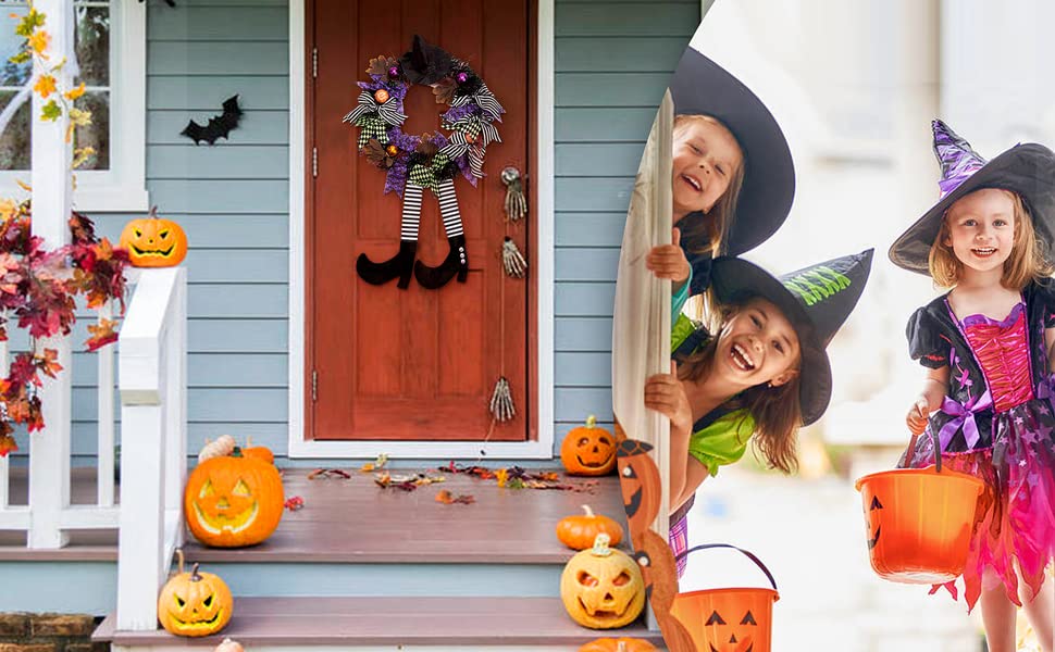 ๐งโ๏ธ๐ Halloween Witch Wreath Sign ๐๐งโ๏ธ