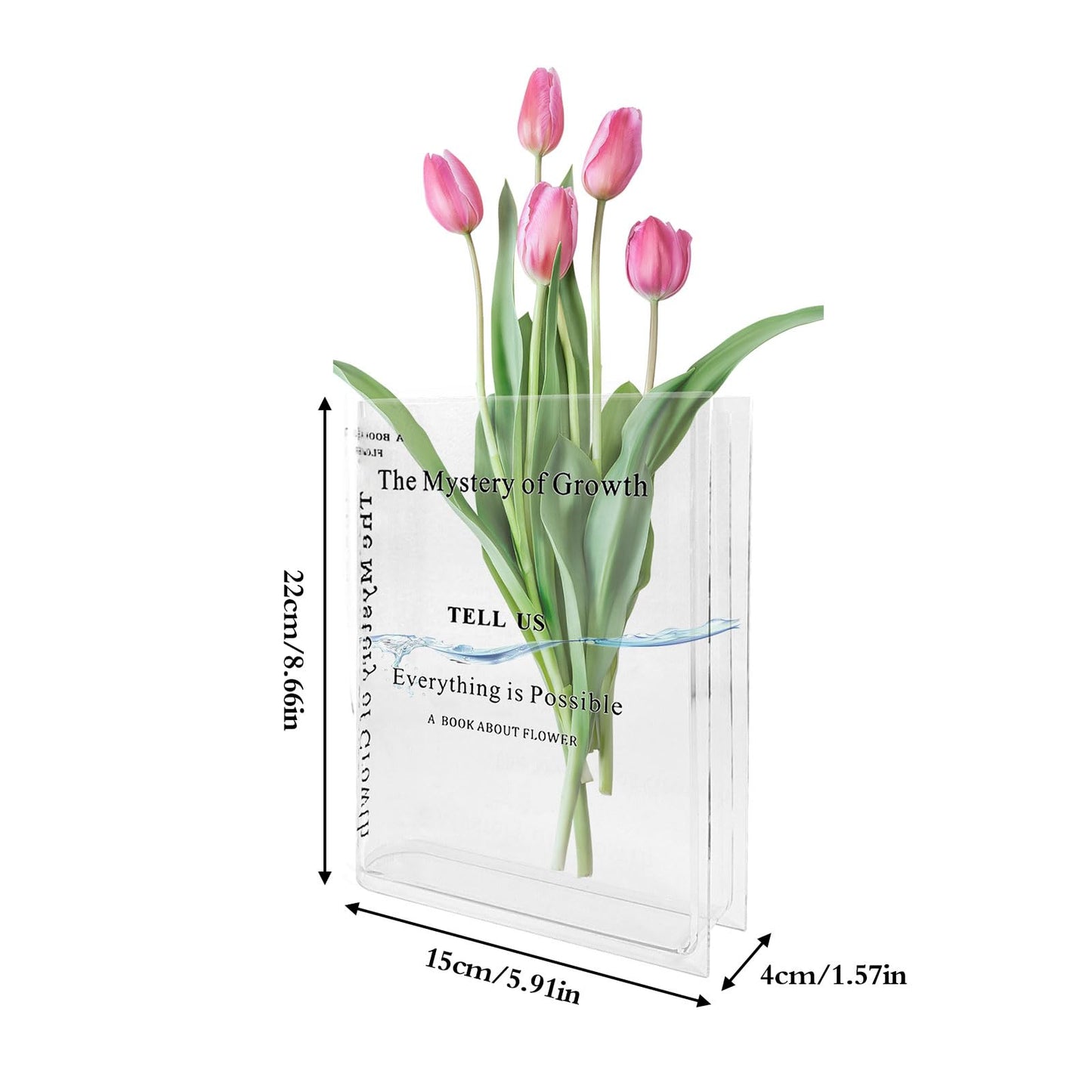 📚 Acrylic Book Vase 📚