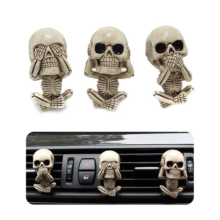๐๐ 3pc Skull Car Fragrance Diffuser ๐๐