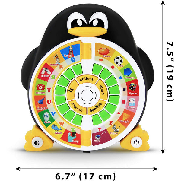 Penguin ABC Learning Educational Toy with Spelling, Shapes & Quiz Games