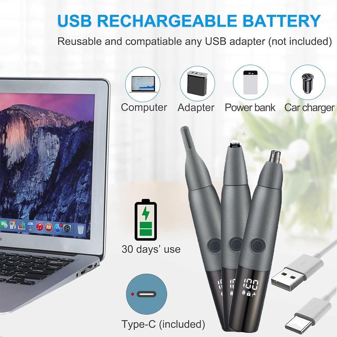 Ear and Nose Hair Trimmer for Men