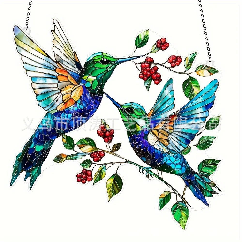 ✨ 20*20 Hummingbird 2D Acrylic Suncatcher ✨