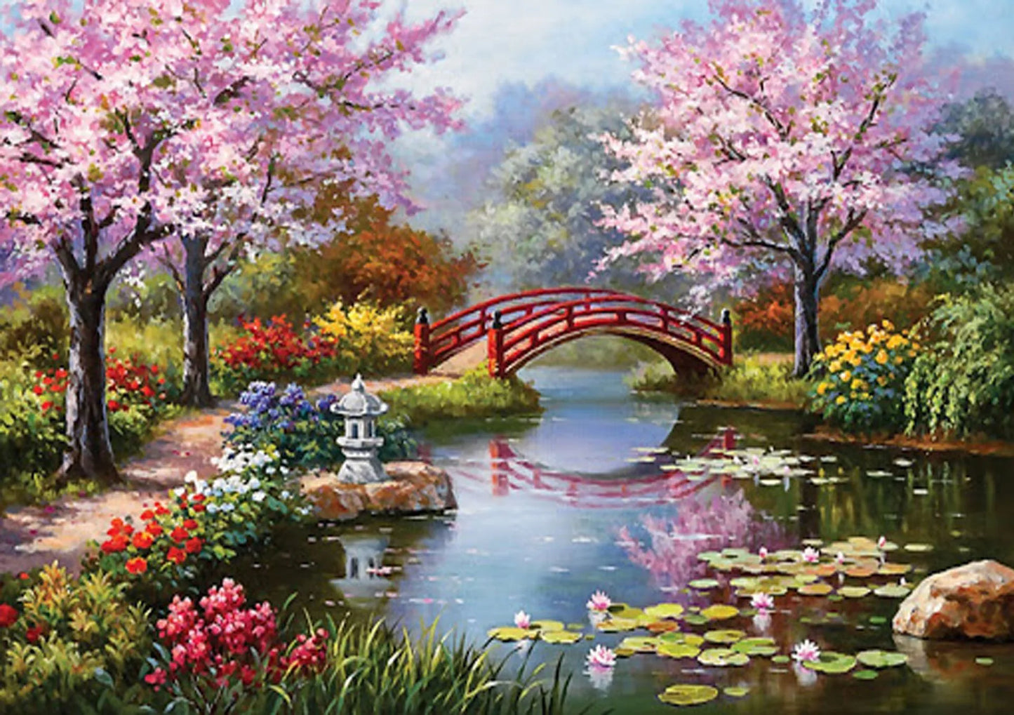 🏞️ 30*40 Lake Scene Diamond Painting 🏞️