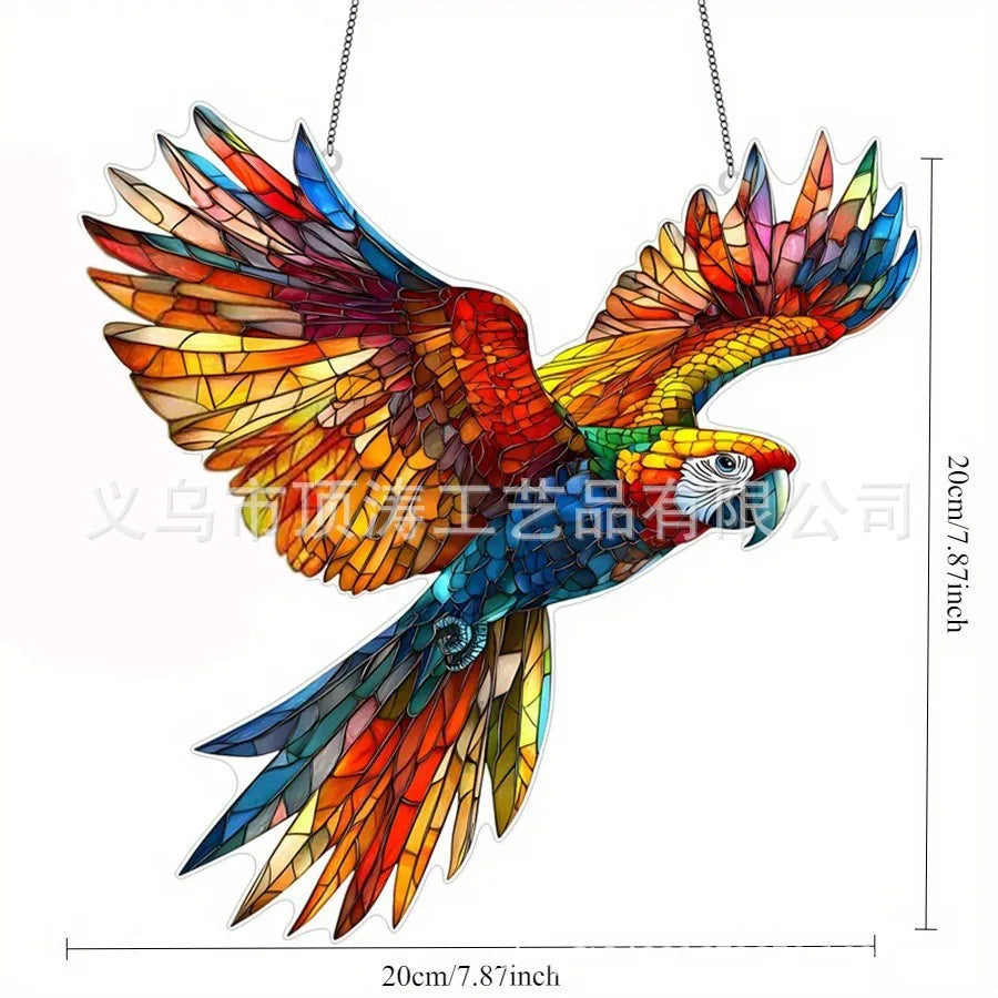 🦜 Parrot 2D Acrylic Suncatcher 🦜