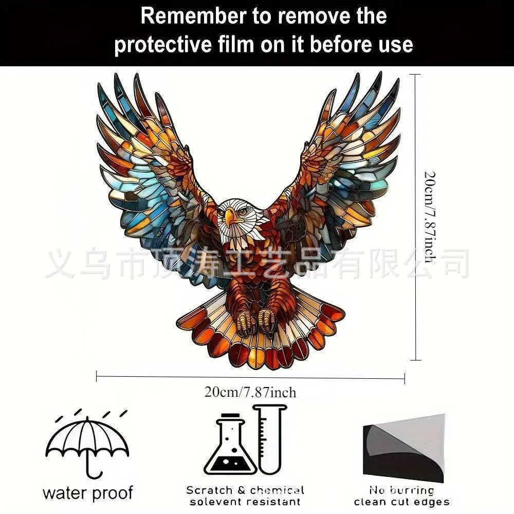 🦅 20*20 Eagle 2D Acrylic Suncatcher 🦅
