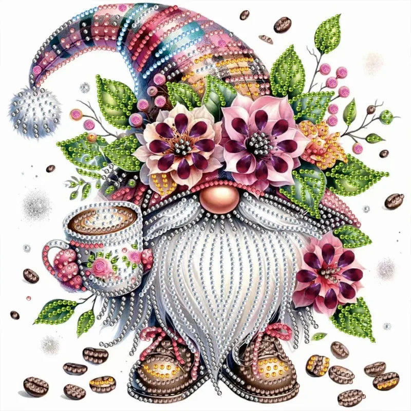 ☕ 30*30 Coffee Gonk Diamond Painting Kit - AB222 ☕
