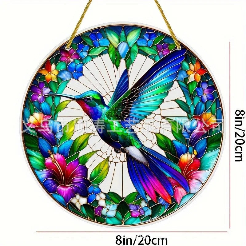 ✨ 20*20 Hummingbird 2D Acrylic Suncatcher ✨