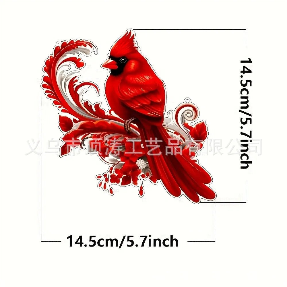 🐦 20*20 Red Bird 2D Acrylic Suncatcher 🐦