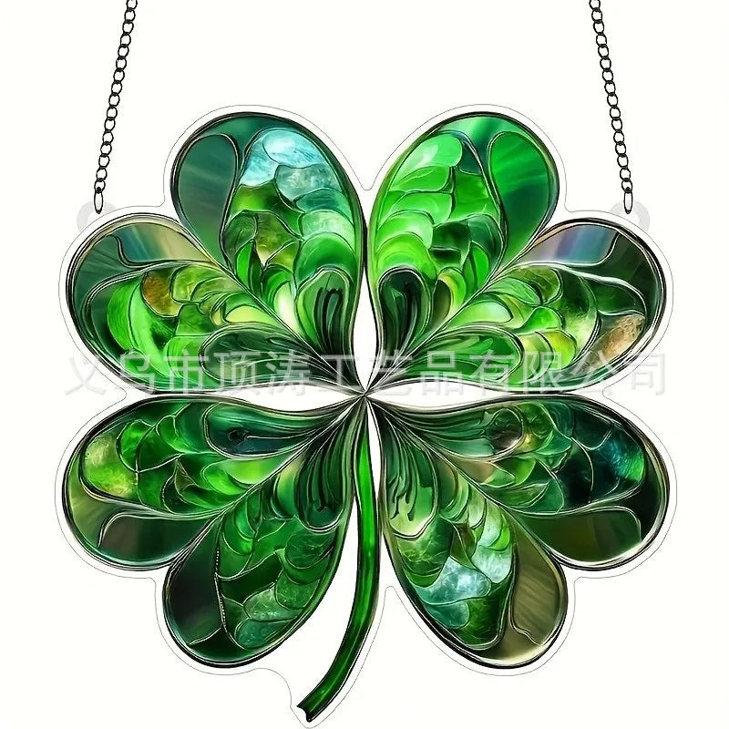 🍀 20*20 Four Leaf Clover 2D Acrylic Suncatcher 🍀
