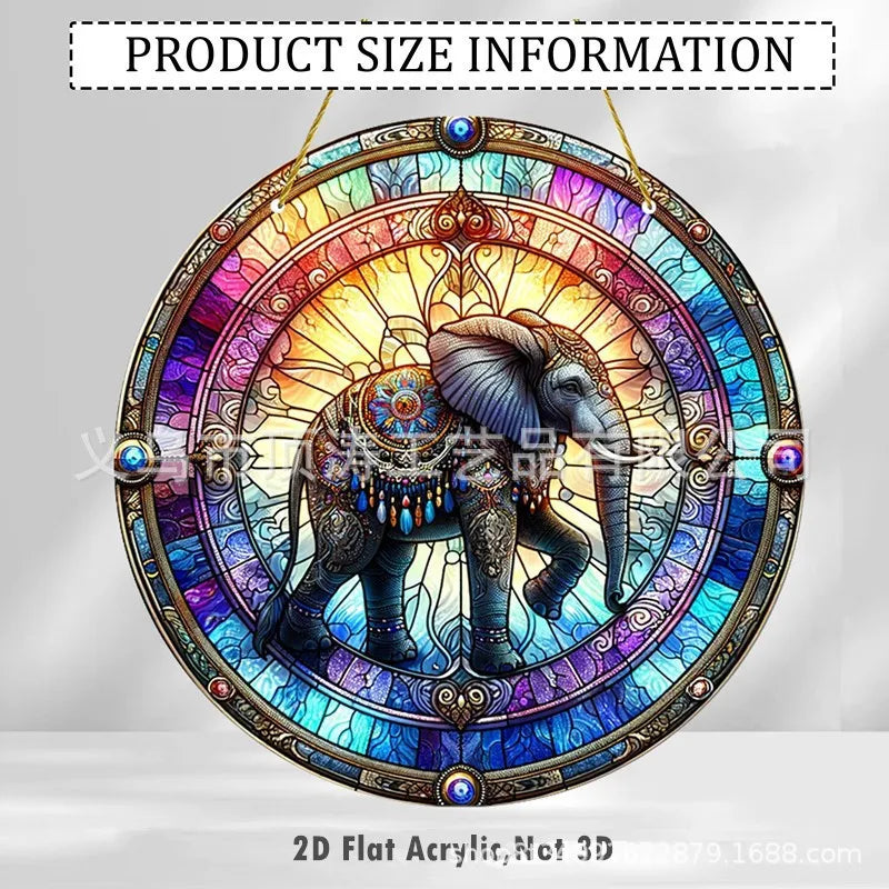 🐘 20*20 Elephant 2D Acrylic Suncatcher 🐘