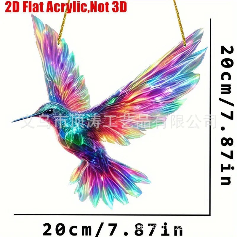 ✨ 20*20 Hummingbird 2D Acrylic Suncatcher ✨