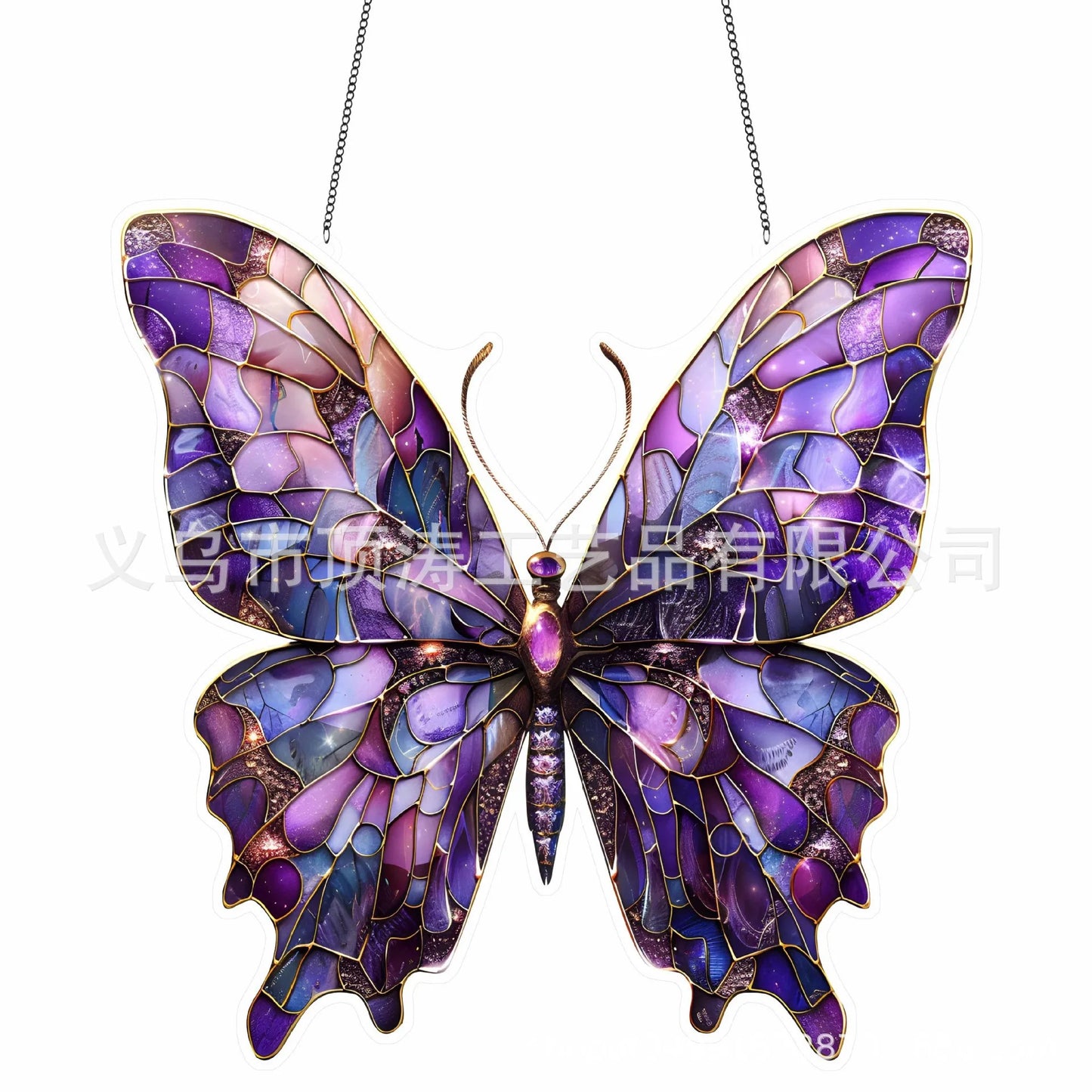 🦋💜 20*20 Purple Butterfly 2D Acrylic Suncatcher 💜🦋