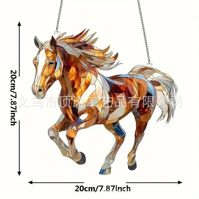 🐎 20*20 Horse 2D Acrylic Suncatcher 🐎