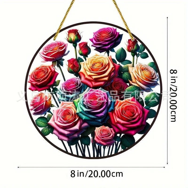 🌹 20*20 Roses 2D Acrylic Suncatcher 🌹