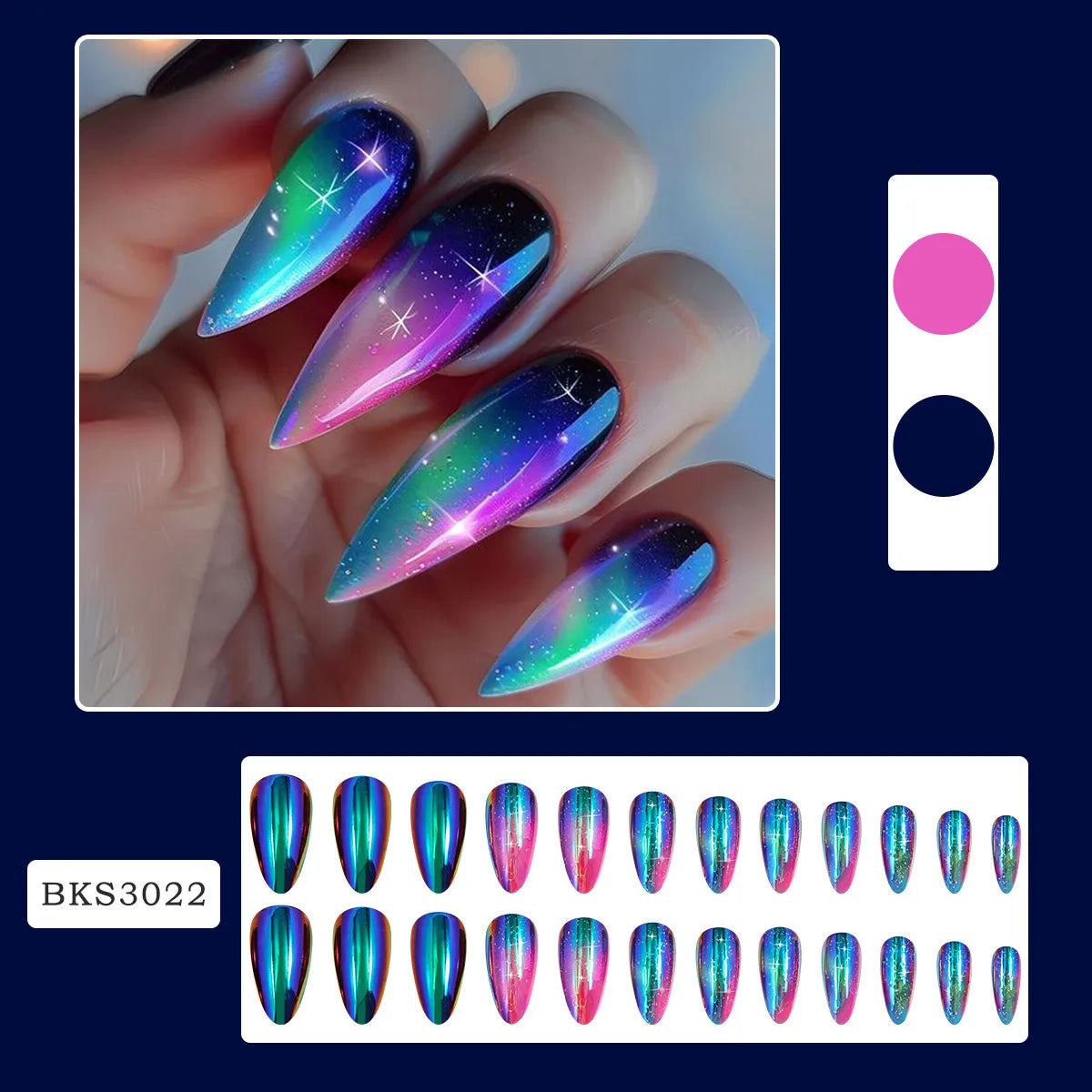 Bks3022 Colorful Electroplating|Jelly Glue