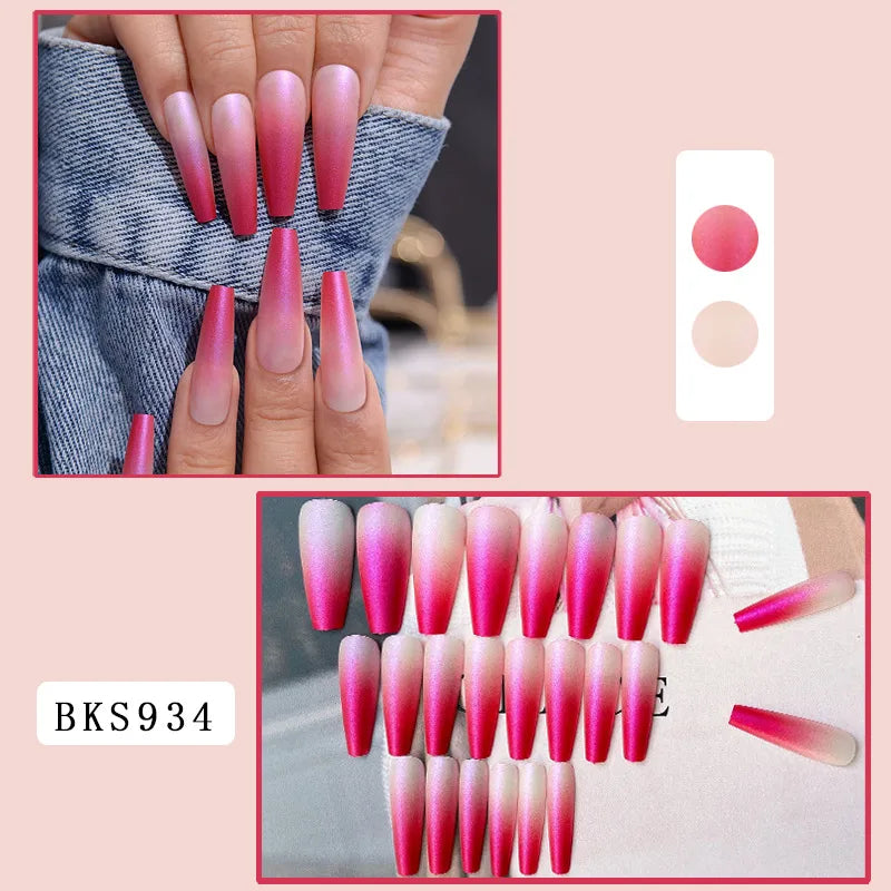 Bks934 Rose Gradient Matte|Jelly Glue