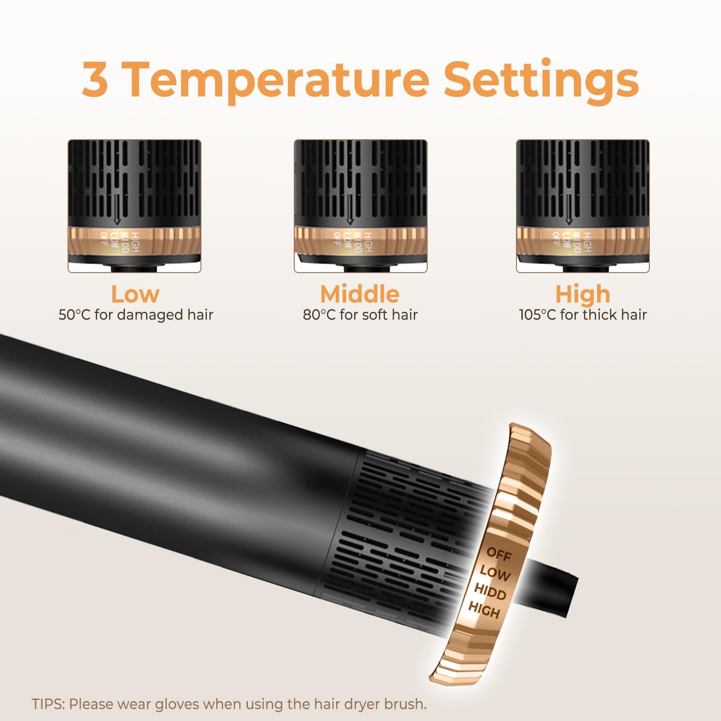 6-in-1 Hair Styler Set with Air Curler & Blow Dryer Brush