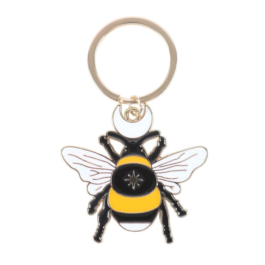 🌙🐝 Dark Forest / Luna Bee Enamel Keyring 🐝🌙