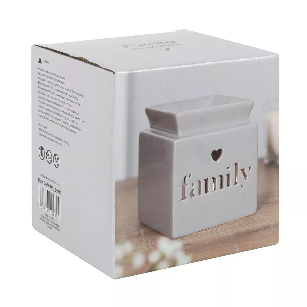 👨👩👧👦✨ Grey Family Wax Burner ✨👨👩👧👦