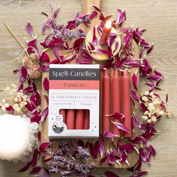 🕯️✨ 12 x Herbal Magick Spell Candles – Multiple Options Available! ✨🕯️
