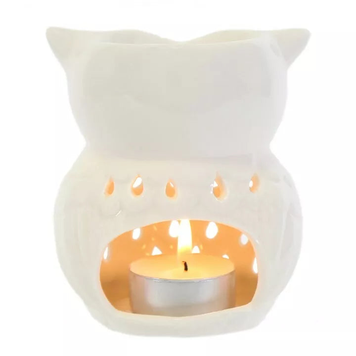 🦉✨ White Owl Wax / Oil Burner ✨🦉
