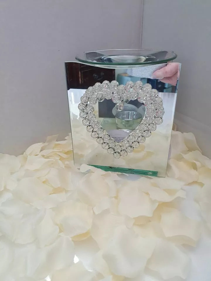 ❤️✨ Heart Glass Burner – For Oil, Wax, or Granules ✨❤️