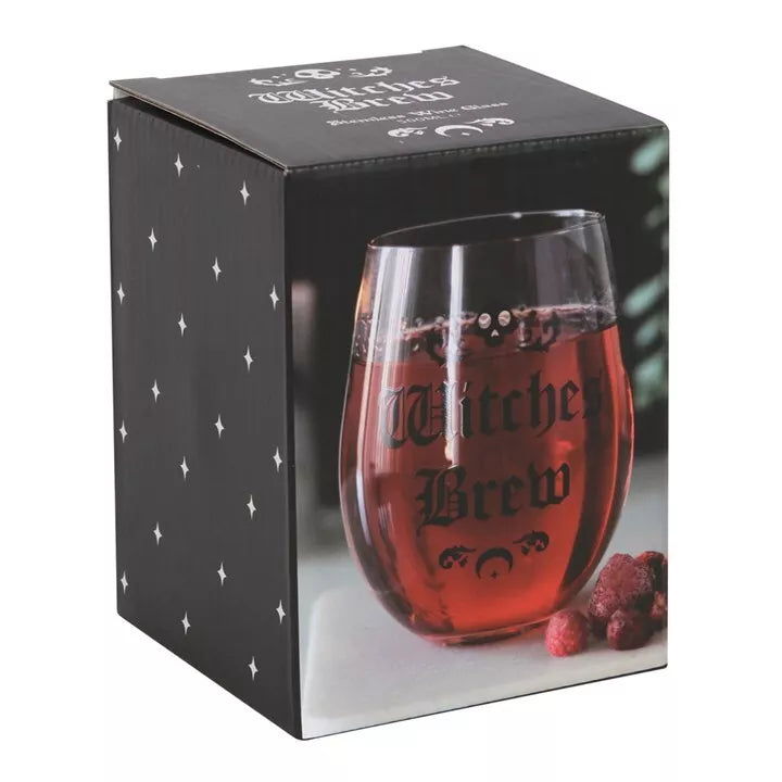 🖤✨ Witches Brew Stemless Wine Glass – 500ml ✨🖤