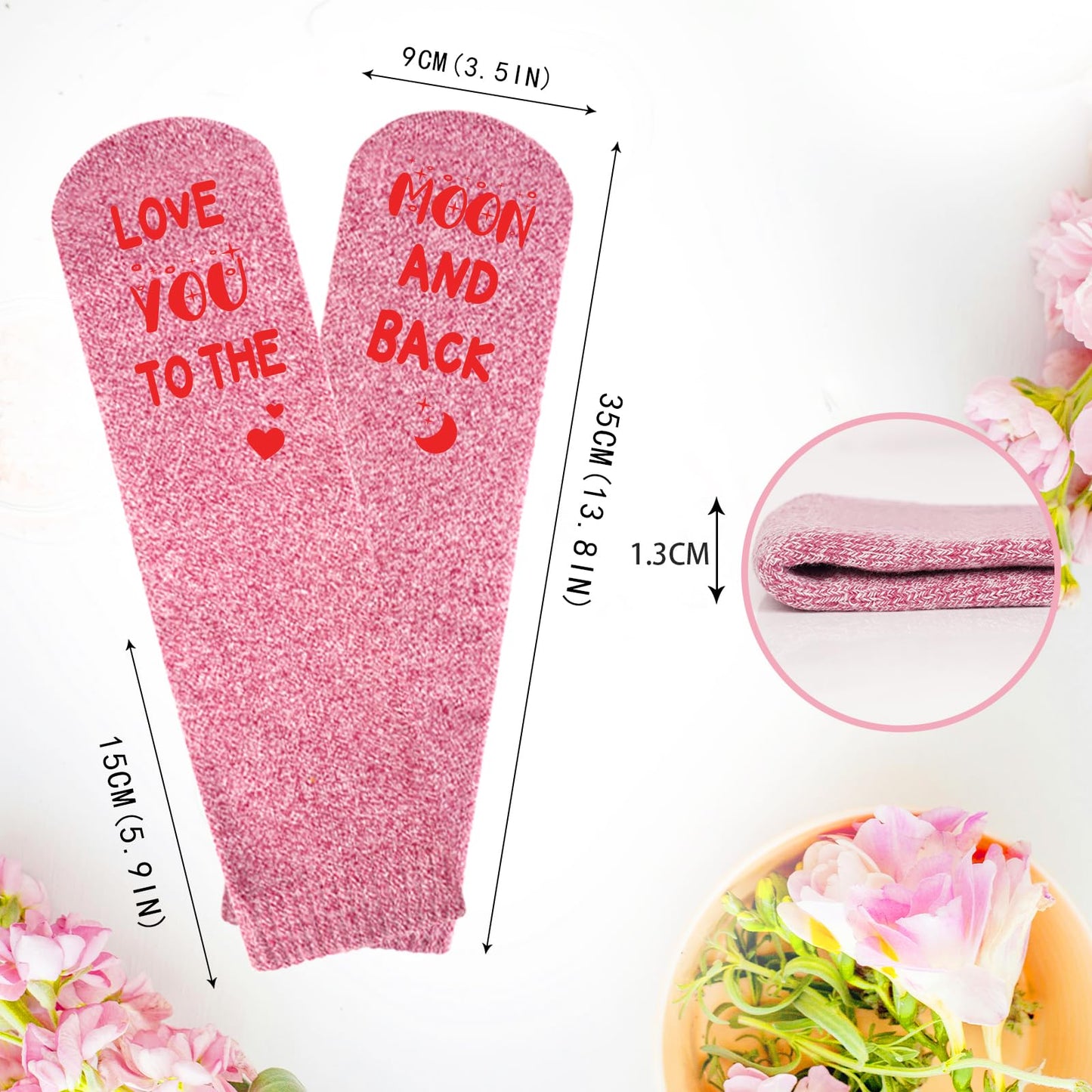 đ Wife Tumbler Gift Set â Glass Cup & âLove Youâ Socks đ