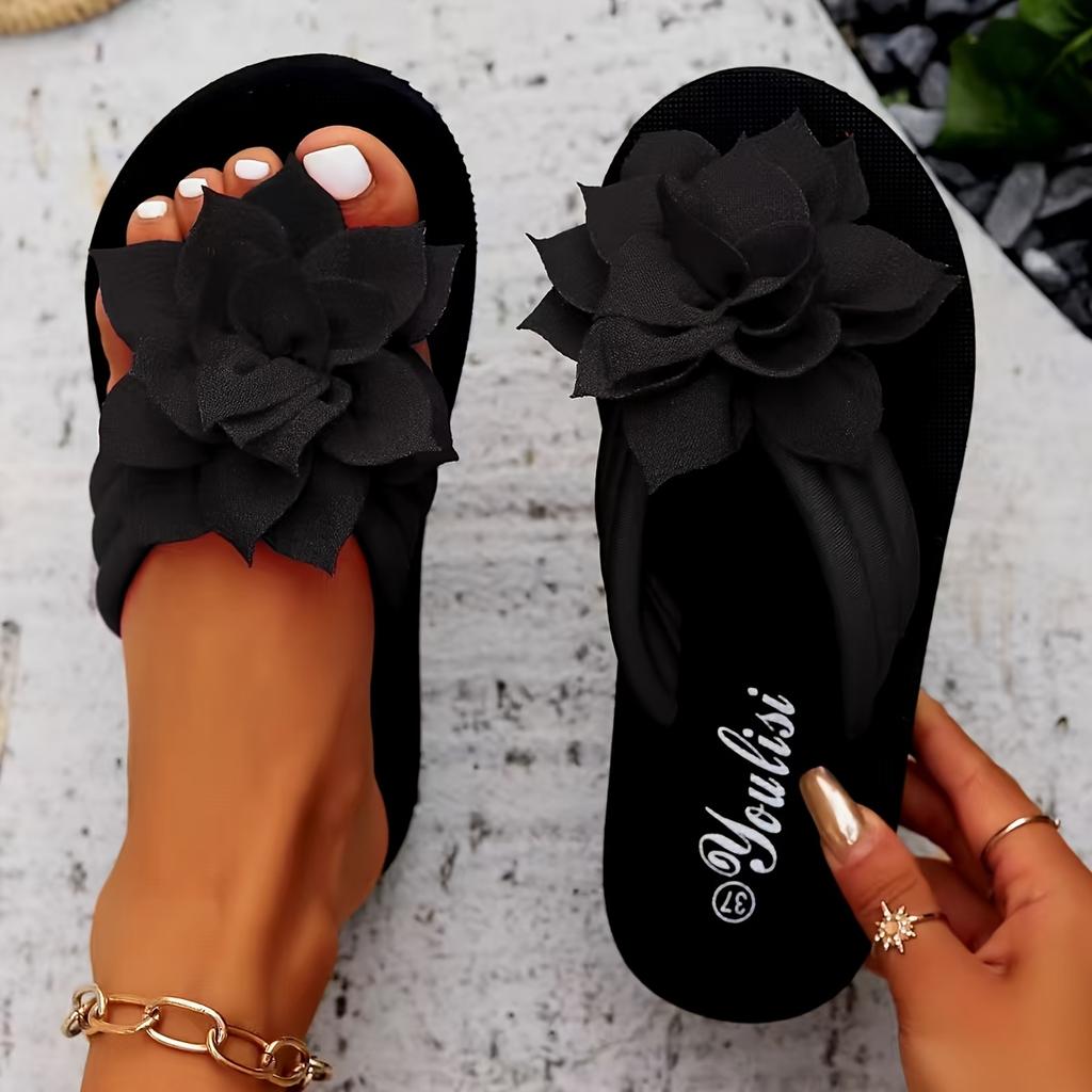 🌸 Ladies Flower Flip Flops 🌸