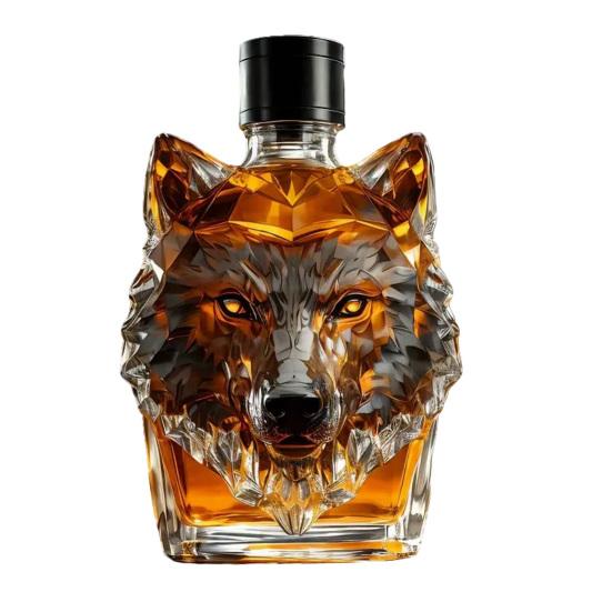 🐺🐉 300ml Whiskey Decanter – Wolf Head or Dragon Head Design 🐉🐺