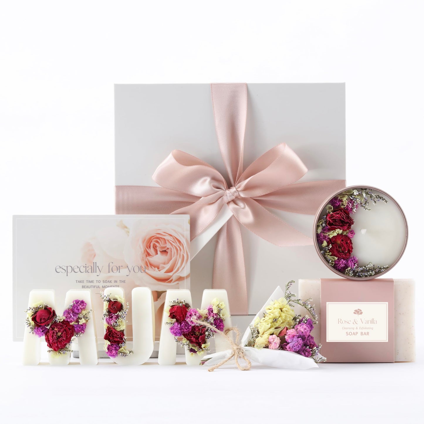 Spa Gift Basket for Mum Dutch Flower Fields Inspired Home Pamper Set