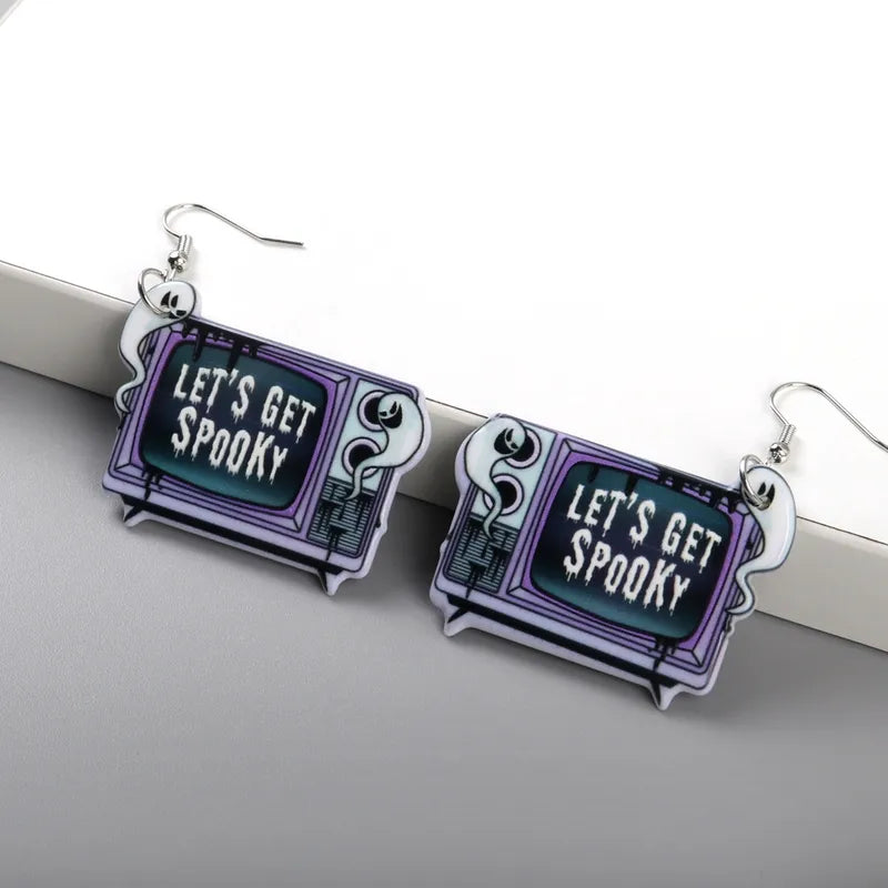 🎃🔪 3pc Halloween Horror Movie Night Earring Set🔪🎃