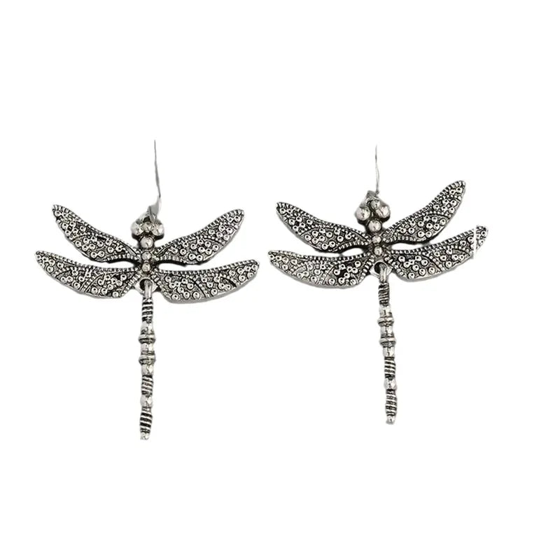 ✨ Retro Vintage Style Dragonfly Drop Earrings ✨