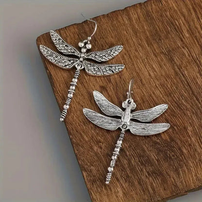 ✨ Retro Vintage Style Dragonfly Drop Earrings ✨