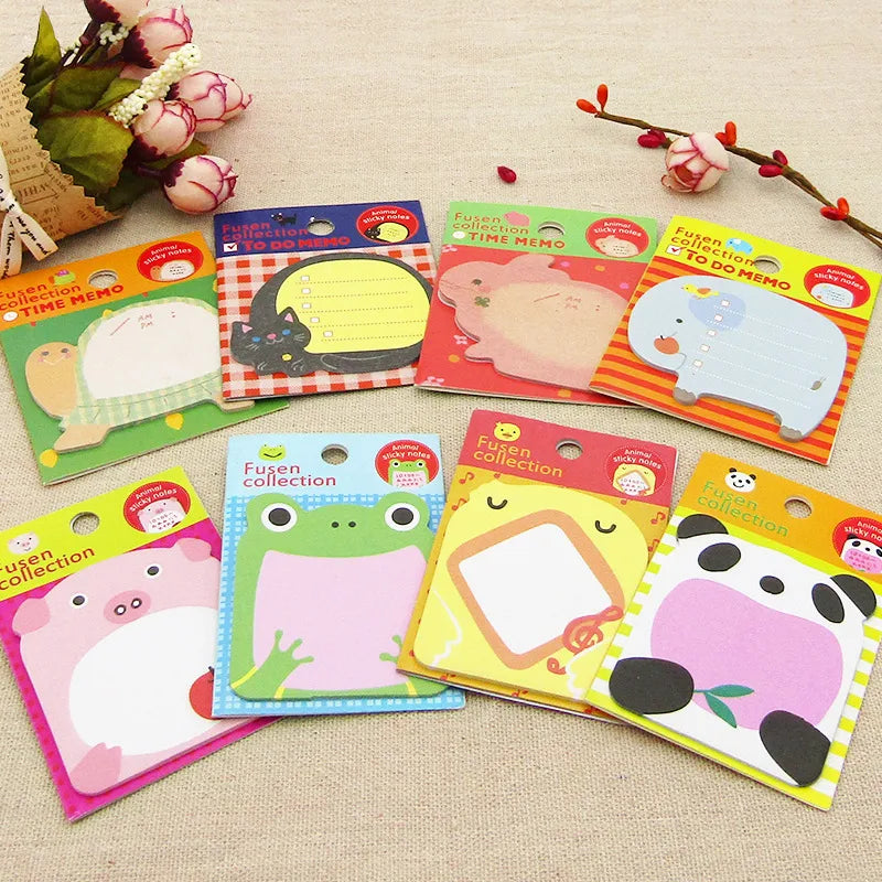 🐸 8pc Animal Post-it Notes Set 🐸