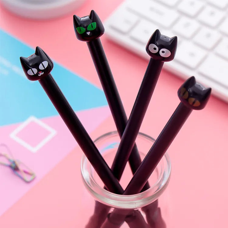 🖤🐾 8pc Black Cat Pen Set 🐾🖤