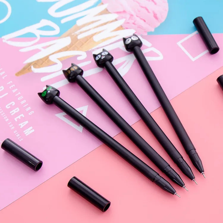 🖤🐾 8pc Black Cat Pen Set 🐾🖤