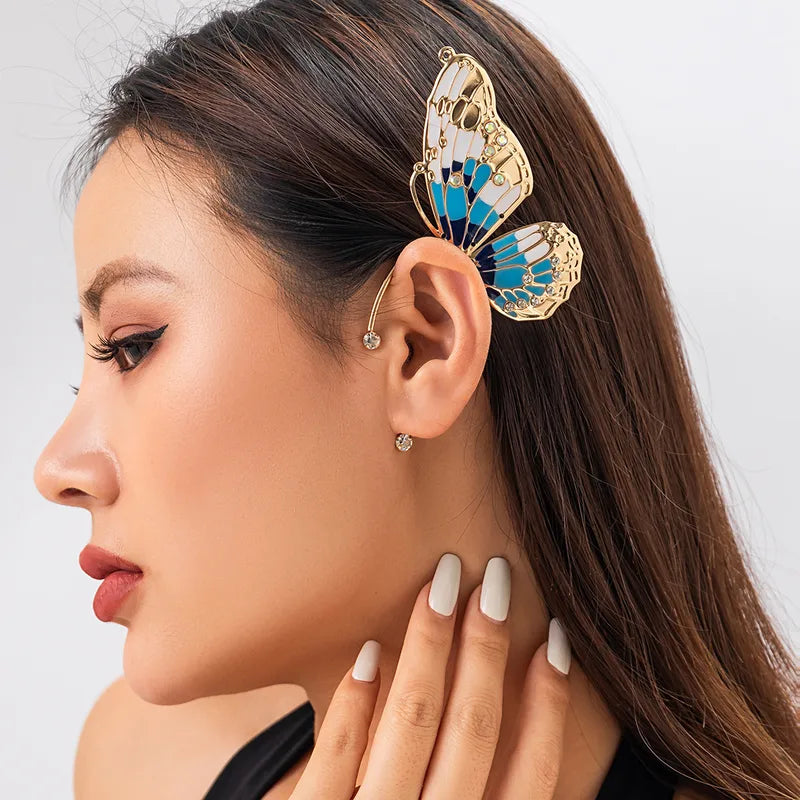 🦋💙 Elegant Sweet Butterfly Ear Cuff 💙🦋