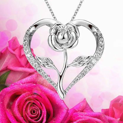 🌹 Diamante Rose Necklaces 🌹