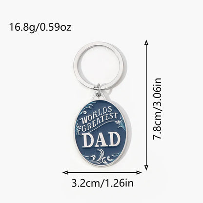 🖤🔑 “World’s Greatest Dad” Keyring  - 3 Designs Available! 🔑🖤