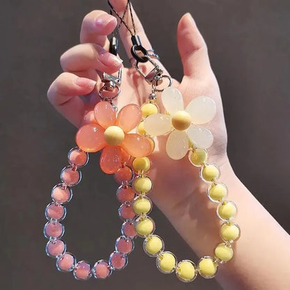 🌸✨ Sweet Flower Beaded Mobile Phone Chains ✨🌸