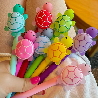 🐢🖊️ 7pc Adorable Tortoise Ballpoint Pen Set 🖊️🐢