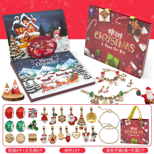 24-slot Gold Bracelet Christmas Blind Box