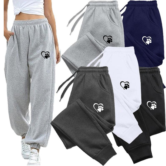 🐾 Heart + Paw Print Joggers! 🐾