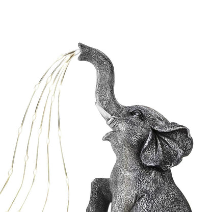 🐘 Solar Elephant LED Statue 🐘